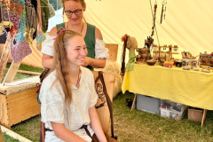 Lili bei der Arbeit