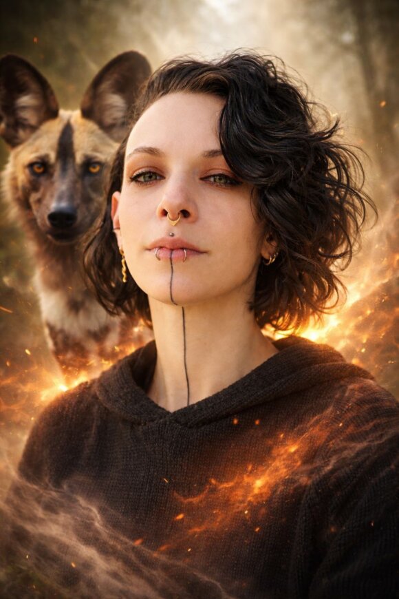 Wie ich eine bunte Wölfin wurde