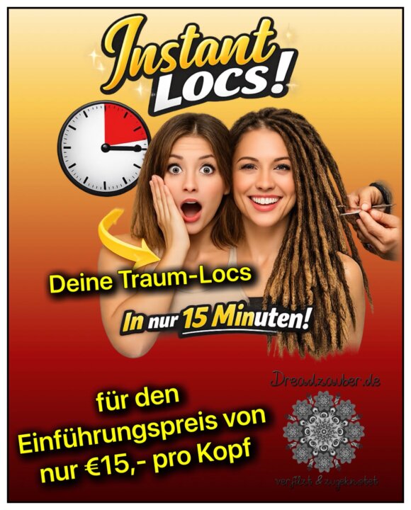 Instant Dreadlocks in 15 Minuten!