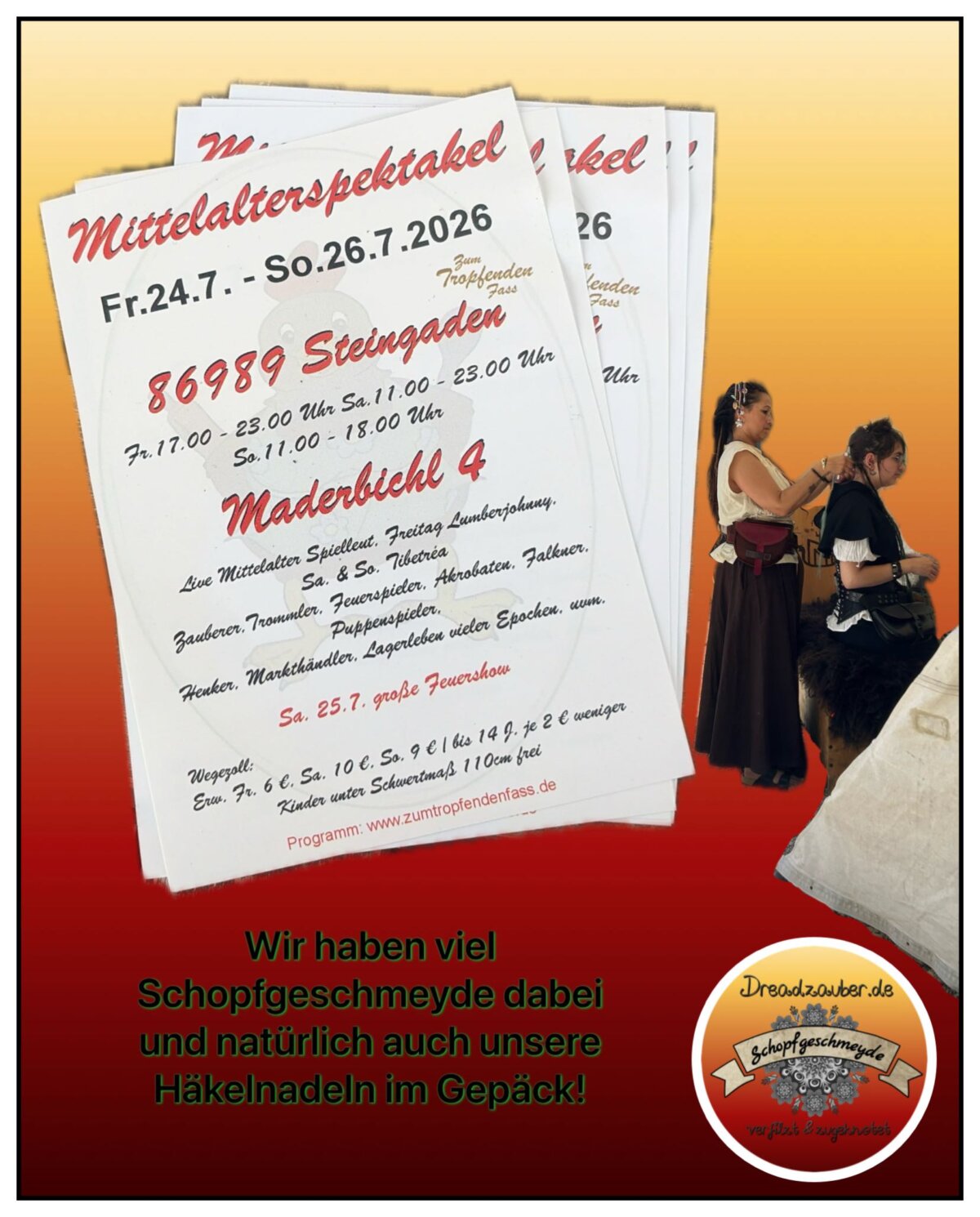 Mittelalterspektakel im Juli 2026